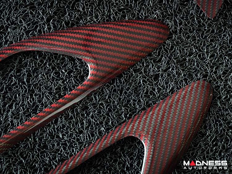 Alfa Romeo Giulia Complete Interior Trim Kit - Red Carbon Fiber